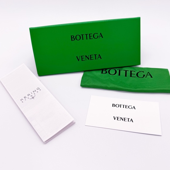 NEW BOTTEGA VENETA BV1083SA 001 WOMEN BLACK SQUARE SUNGLASSES main image 11
